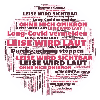 Logo #LeiseWirdSichtbar